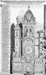 El reloj astronómico en la Catedral de Estrasburgo
